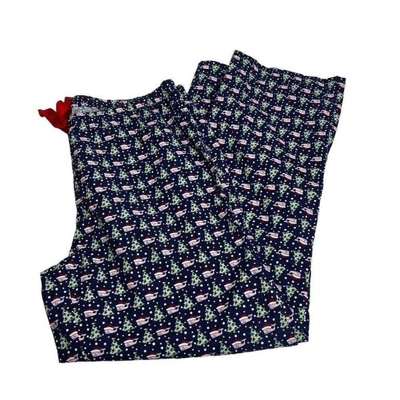 Vineyard Vines NWT Santa whale and tree Christmas lounge pants size L - Picture 8 of 14